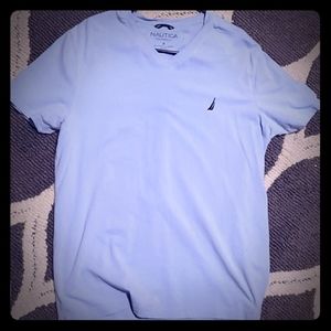 Nautical v neck stretch fit Tee